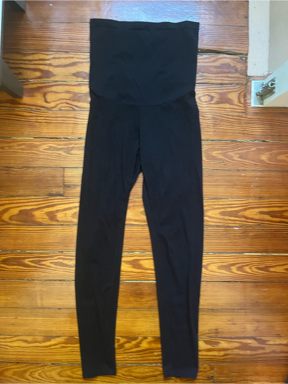 Motherhood Black Maternity Support Leggings
